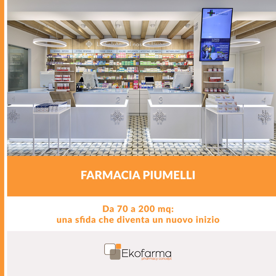 Ekofarma arredo farmacia Piumelli ristrutturazione anteprima